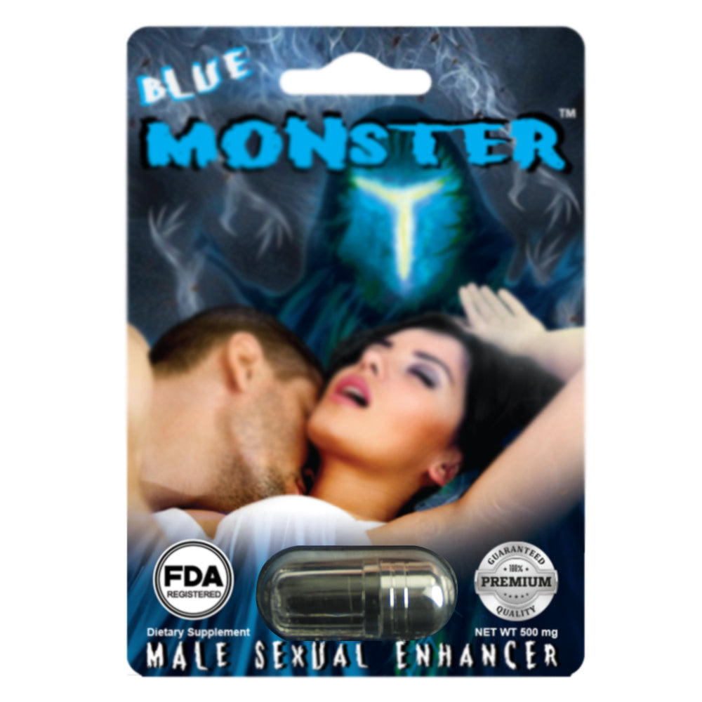 [BLM1005] Blue Monster Male Sexual Enhancer 3D (1 Pill - 500mg)
