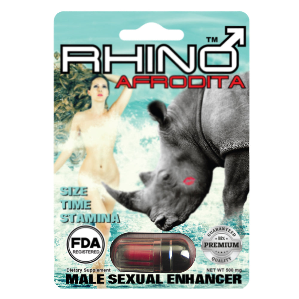 [RHI1018] Rhino Afrodita Male Sexual Enhancer 3D (1 Pill - 500mg)