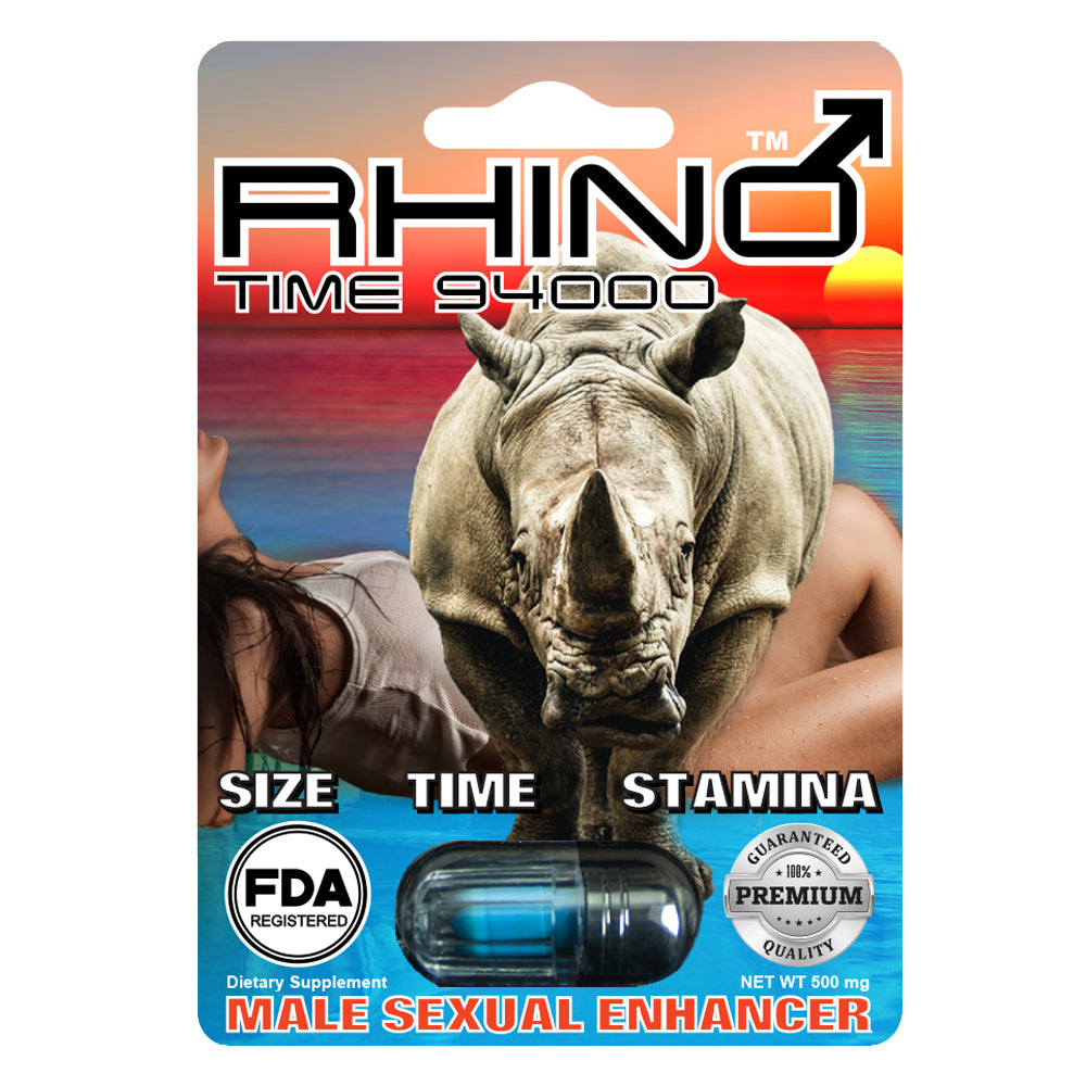 [RHI1021] Rhino Time 94000 Male Sexual Enhancer 3D (1 Pill - 500mg)