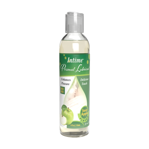 [INT1003] INTIME™ Water Based Personal Lubricant Sour Apple Flavor (4 fl oz)