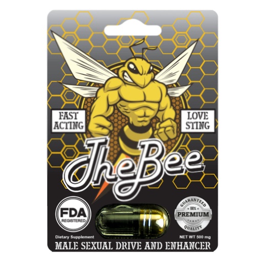 [THB1000] The Bee Love Sting Male Sexual Enhancer 3D  (1 Pill)